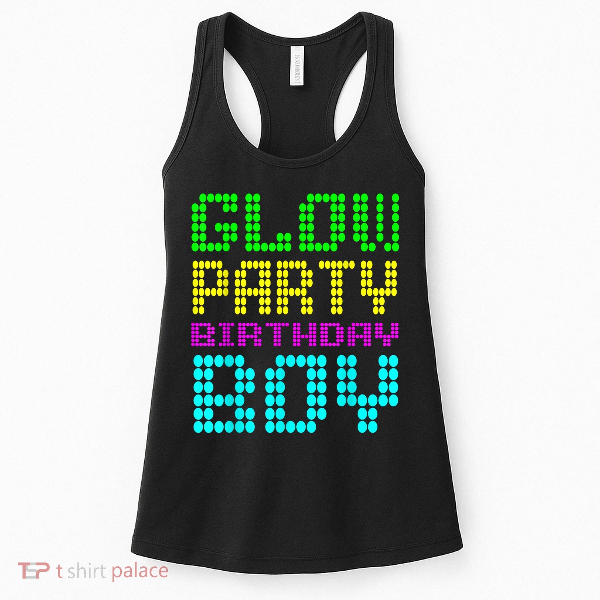 Glow Party Birthday Boy Party Retro Women's Tank Top