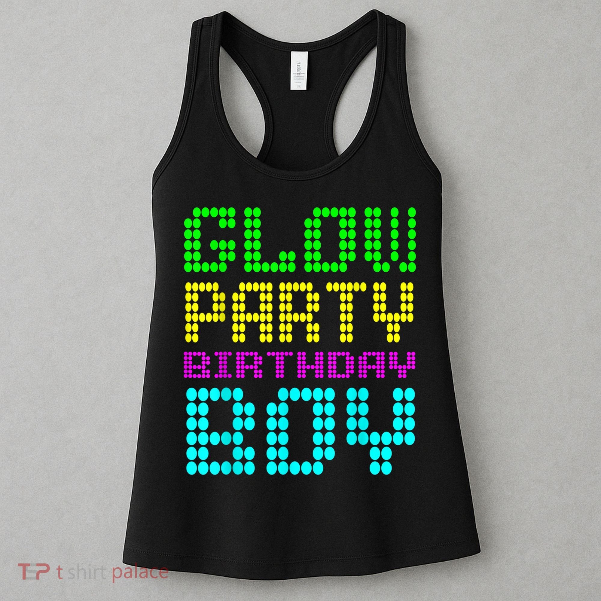 Glow Party Birthday Boy Party Retro Women's Tank Top