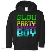 Glow Party Birthday Boy Party Retro Toddler Hoodie thumb 0