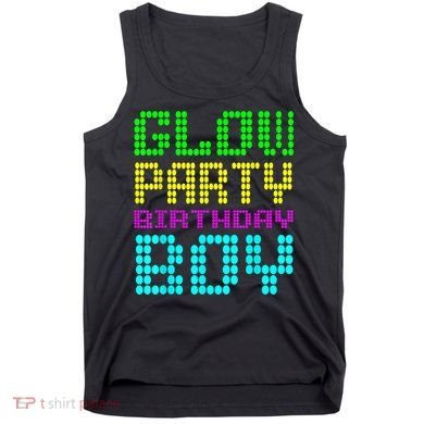 Glow Party Birthday Boy Party Retro Tank Top
