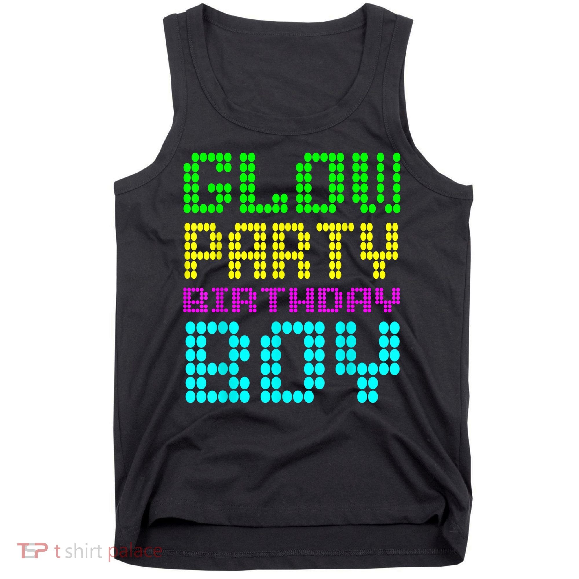Glow Party Birthday Boy Party Retro Tank Top