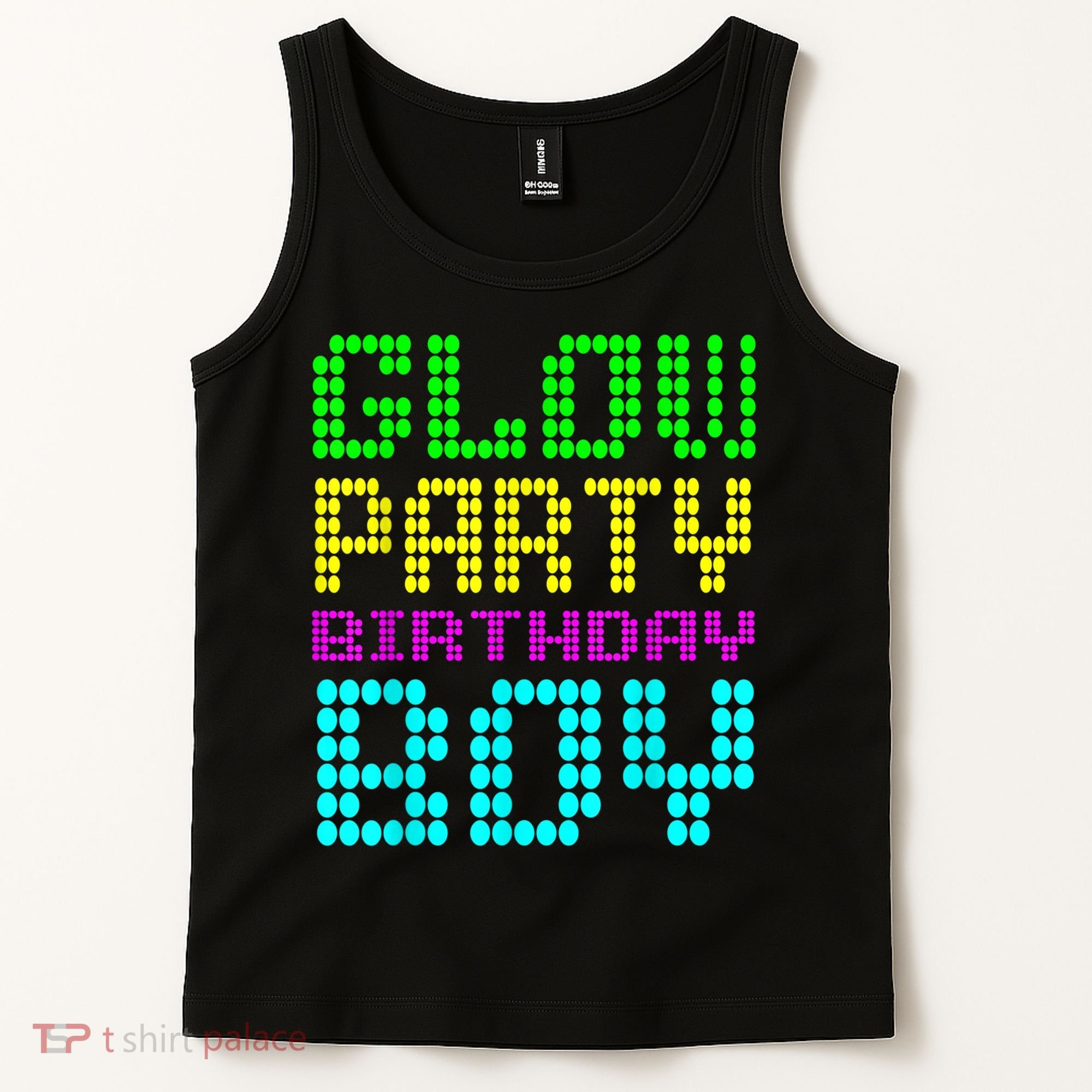 Glow Party Birthday Boy Party Retro Tank Top