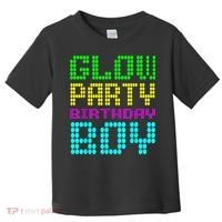 Glow Party Birthday Boy Party Retro Toddler T-Shirt thumb 0
