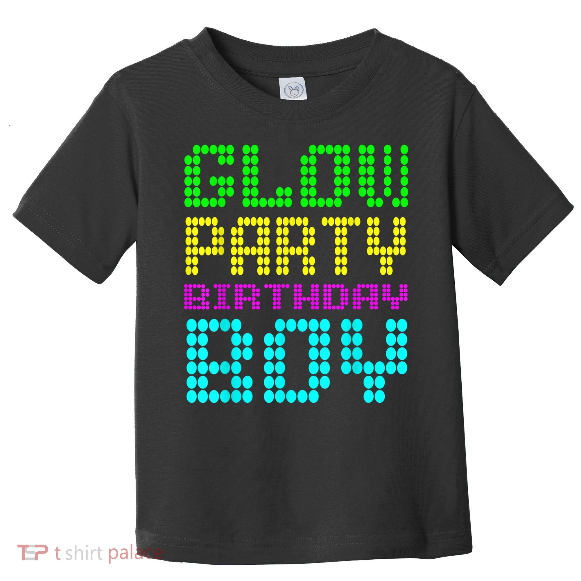 Glow Party Birthday Boy Party Retro Toddler T-Shirt