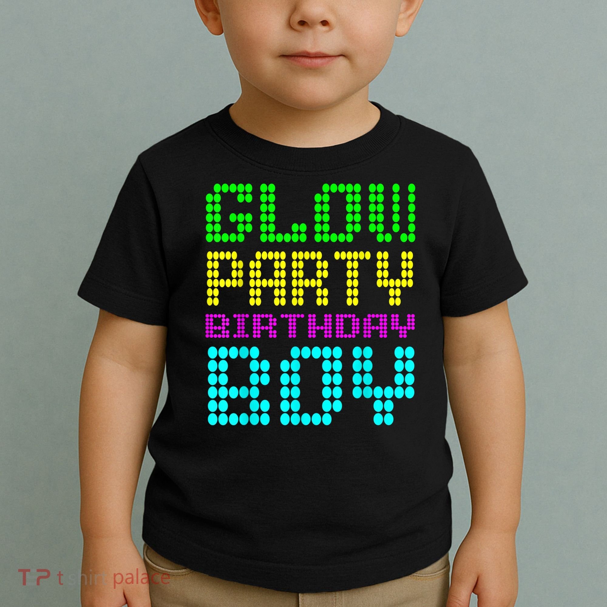 Glow Party Birthday Boy Party Retro Toddler T-Shirt