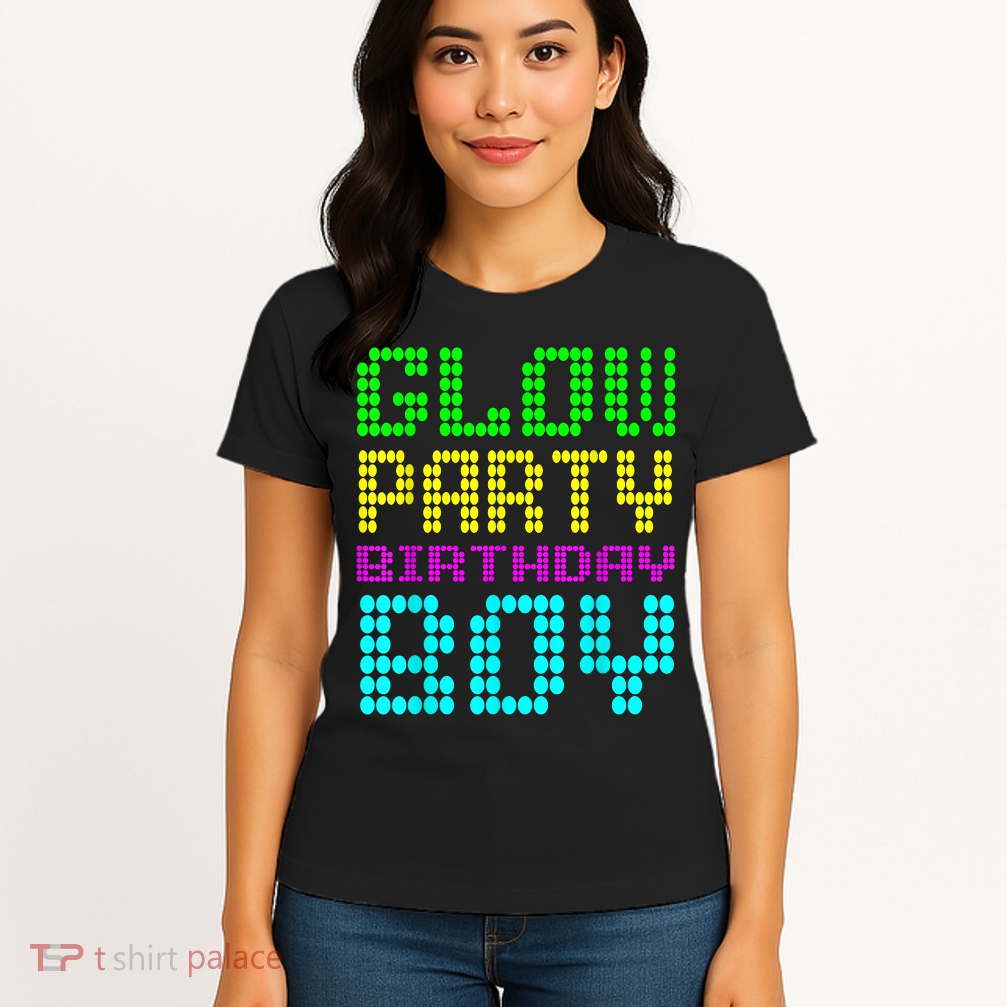 Glow Party Birthday Boy Party Retro Women's T-Shirt