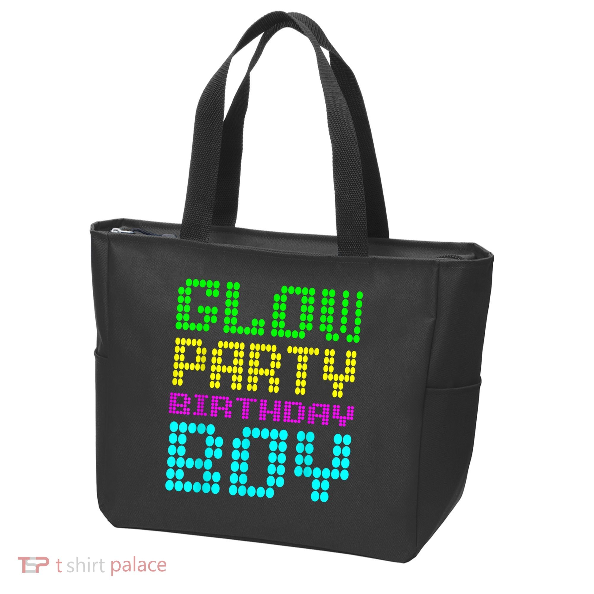 Glow Party Birthday Boy Party Retro Tote Bag
