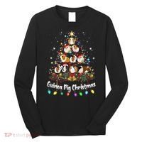 Guinea Pig Christmas Tree Animal Lovers Xmas Pajamas Long Sleeve Shirt thumb 0
