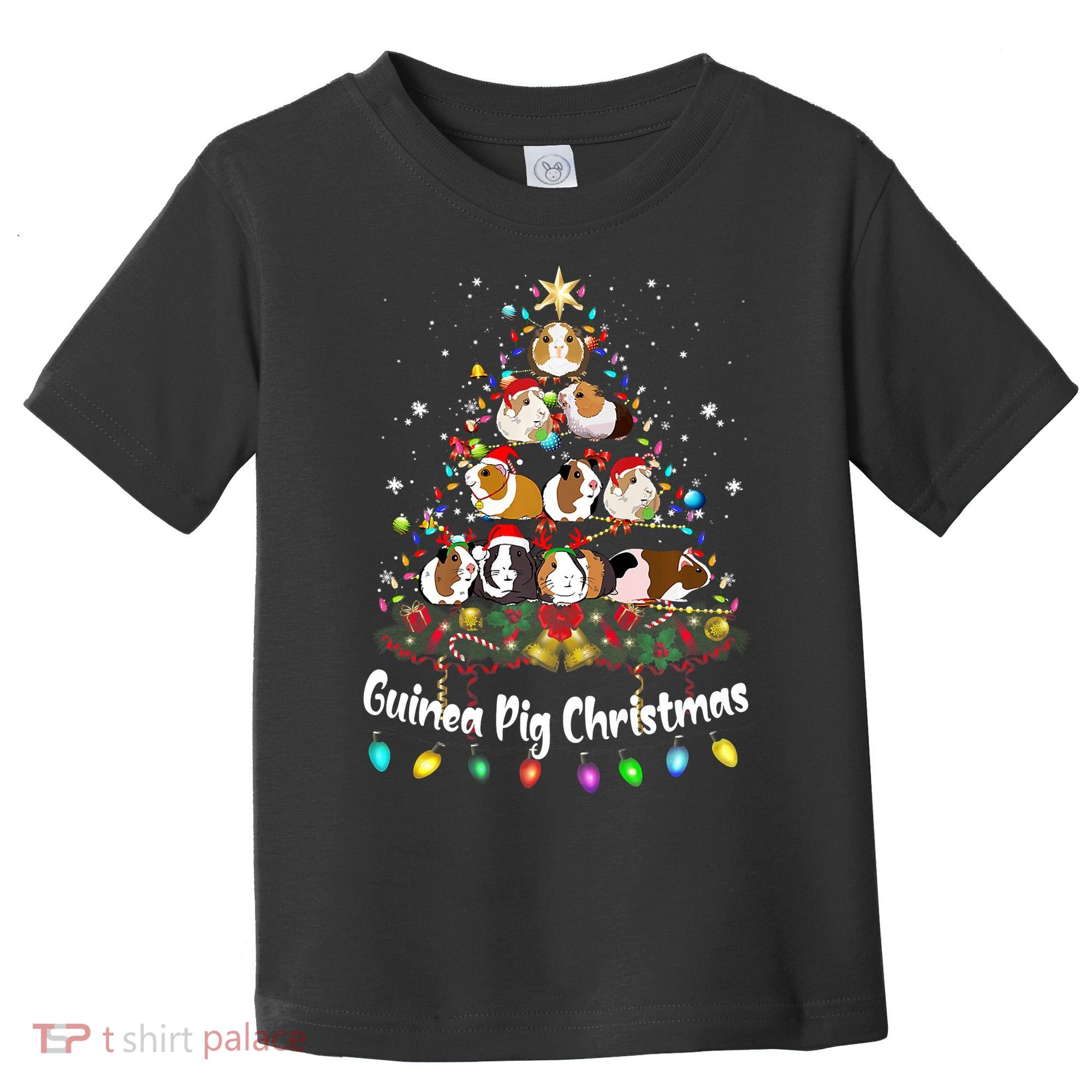 Guinea Pig Christmas Tree Animal Lovers Xmas Pajamas Toddler T-Shirt