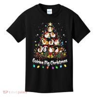 Guinea Pig Christmas Tree Animal Lovers Xmas Pajamas Kids T-Shirt thumb 0