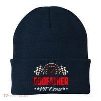 Godfather Pit Crew Birthday Racing Car Family Matching Race Beanie thumb 0