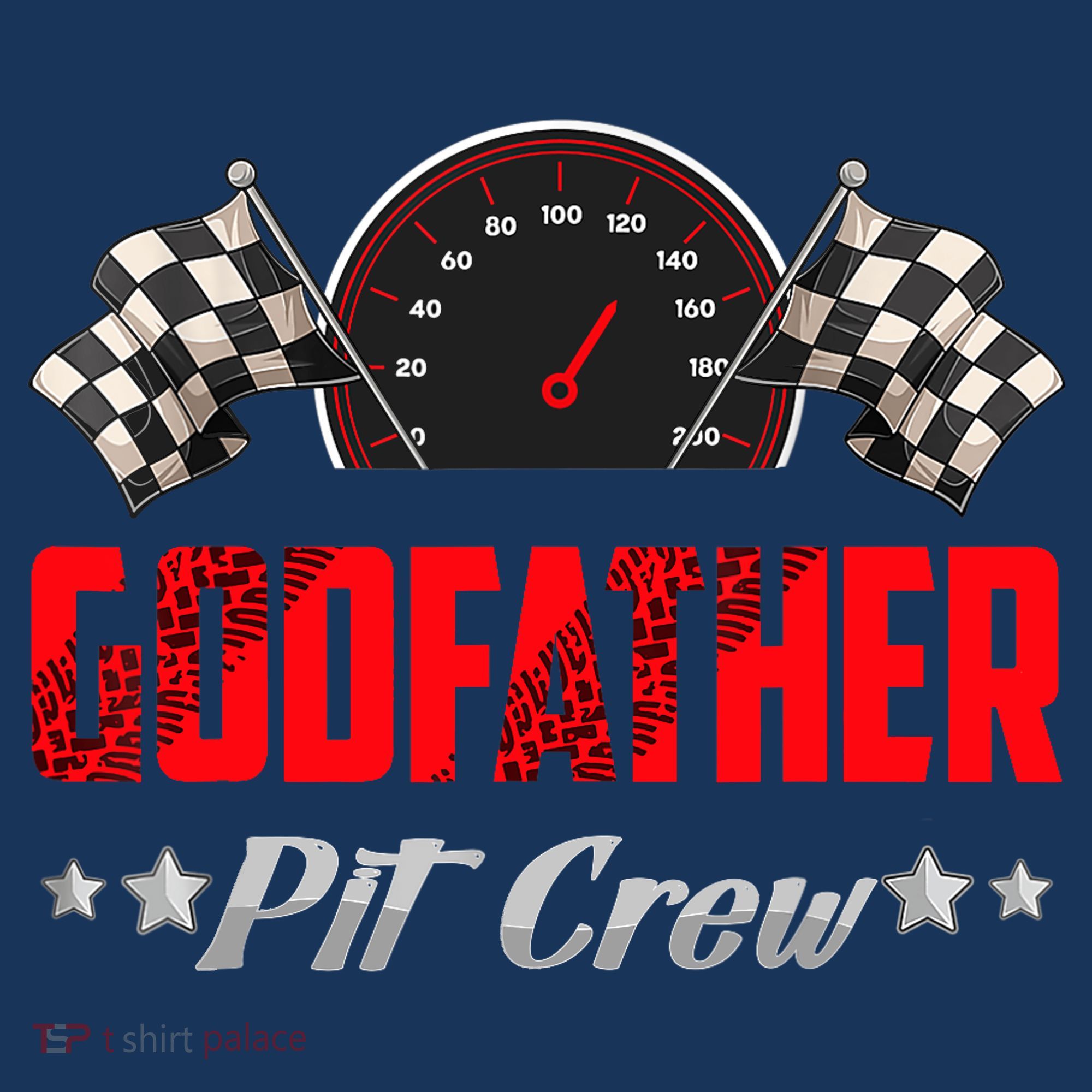 Godfather Pit Crew Birthday Racing Car Family Matching Race Women's Hoodie