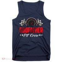 Godfather Pit Crew Birthday Racing Car Family Matching Race Tank Top thumb 0