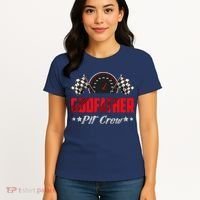 Godfather Pit Crew Birthday Racing Car Family Matching Race Women's T-Shirt thumb 4