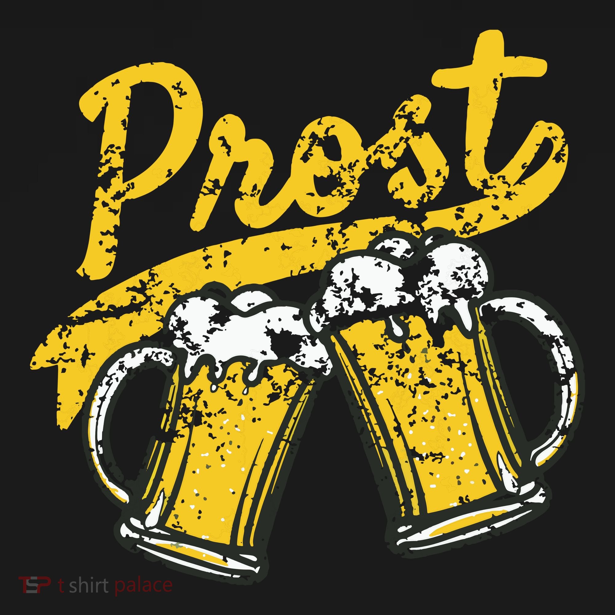 German Prost Cheers Beer Drinking Long Sleeve Shirt