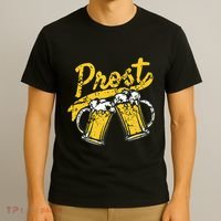 German Prost Cheers Beer Drinking T-Shirt thumb 3