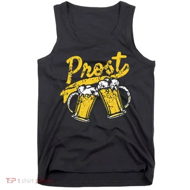 German Prost Cheers Beer Drinking Tank Top