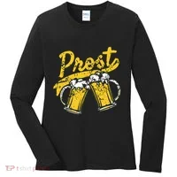 German Prost Cheers Beer Drinking Women's Long Sleeve Shirt thumb 0
