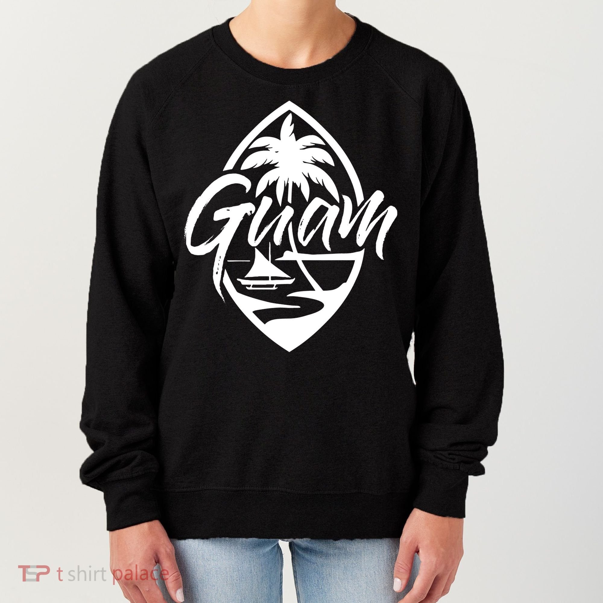 Guam Patch Chamorro Guam Seal Guaian Islander Gift Women's Sweatshirt