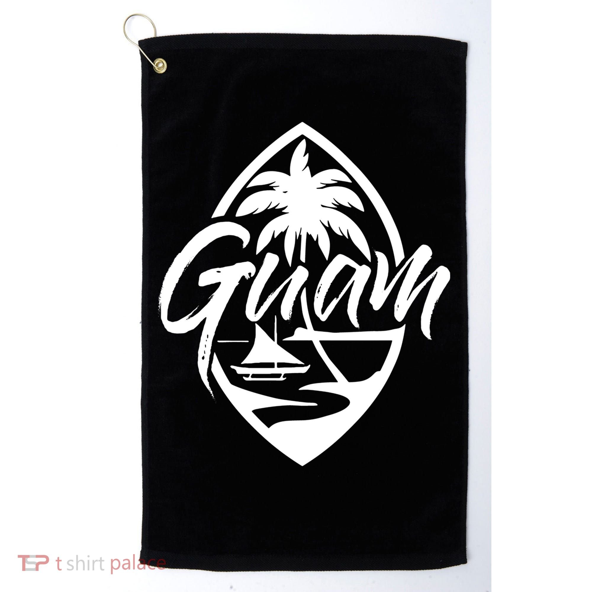 Guam Patch Chamorro Guam Seal Guaian Islander Gift Golf Towel