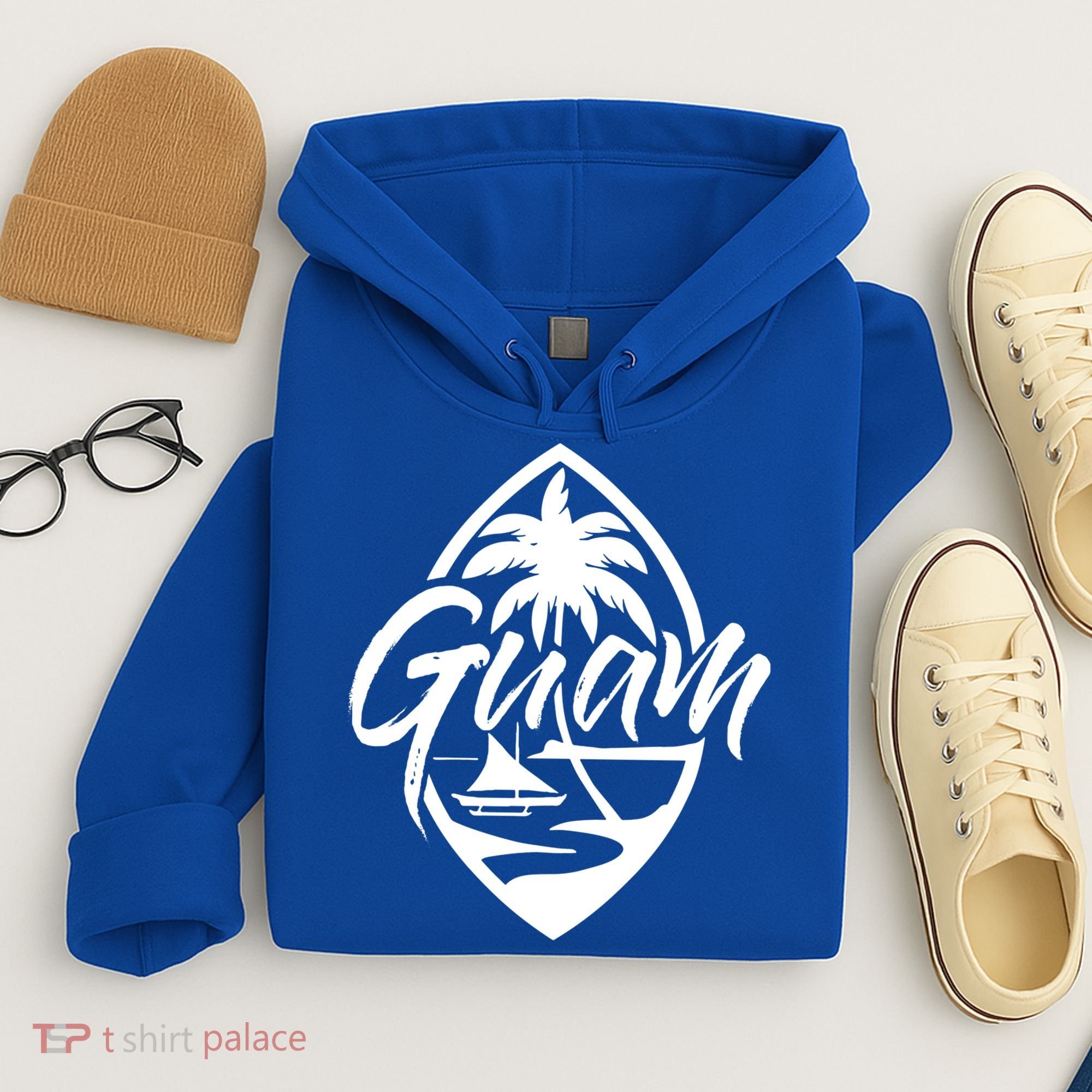 Guam Patch Chamorro Guam Seal Guaian Islander Gift Hoodie