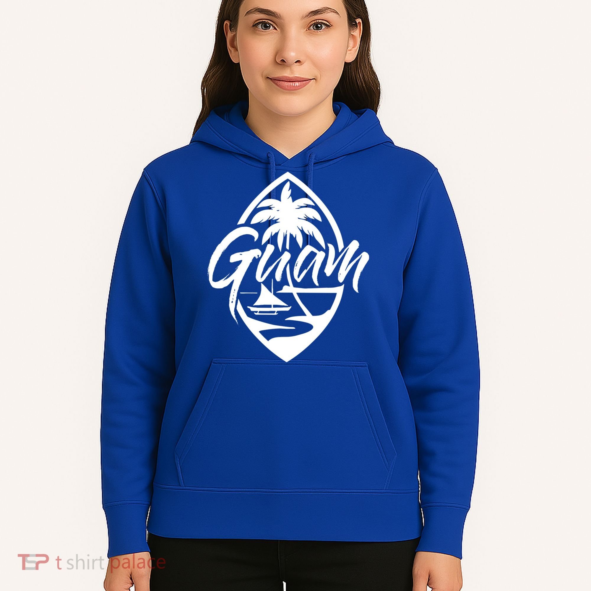 Guam Patch Chamorro Guam Seal Guaian Islander Gift Hoodie
