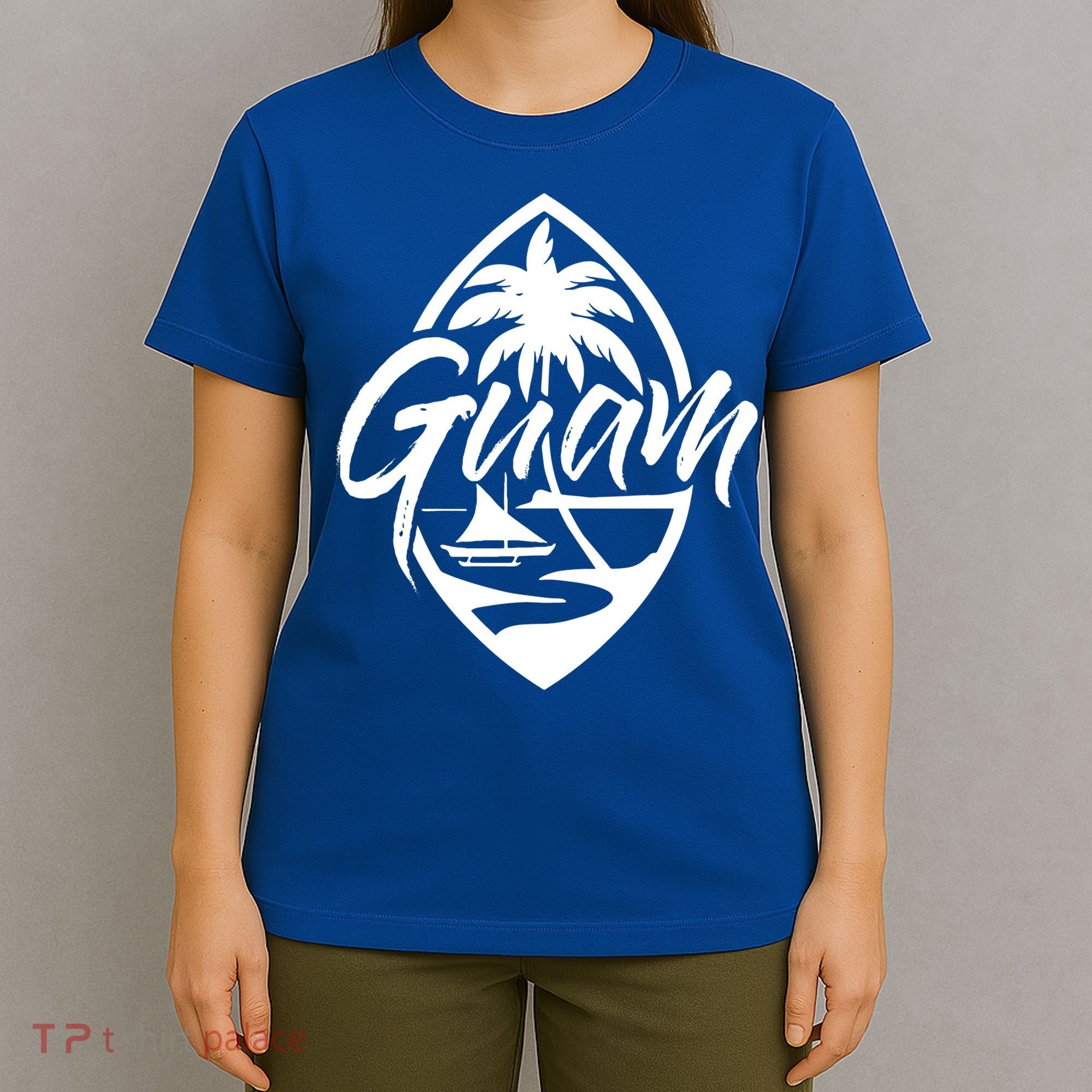 Guam Patch Chamorro Guam Seal Guaian Islander Gift T-Shirt
