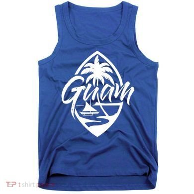 Guam Patch Chamorro Guam Seal Guaian Islander Gift Tank Top