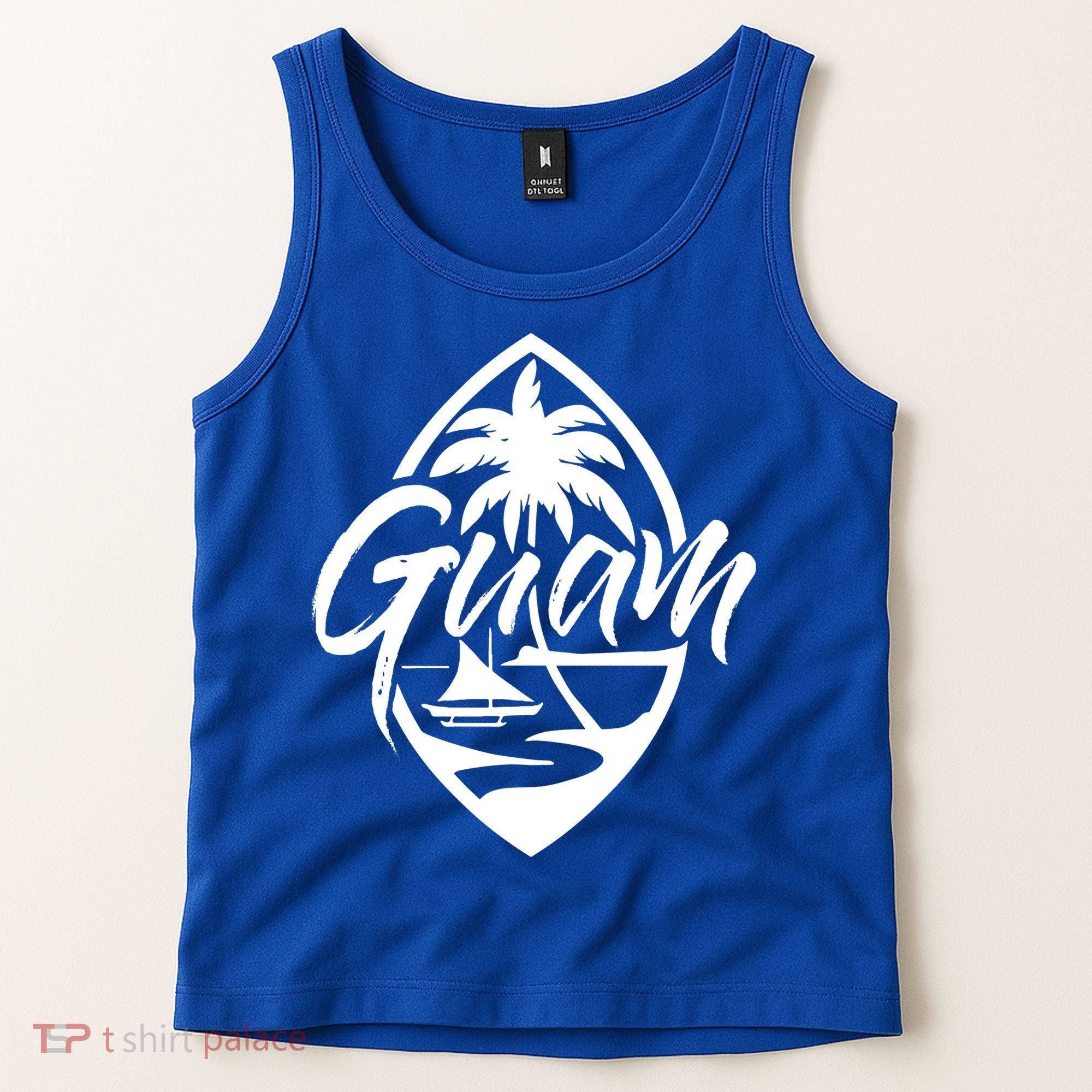 Guam Patch Chamorro Guam Seal Guaian Islander Gift Tank Top