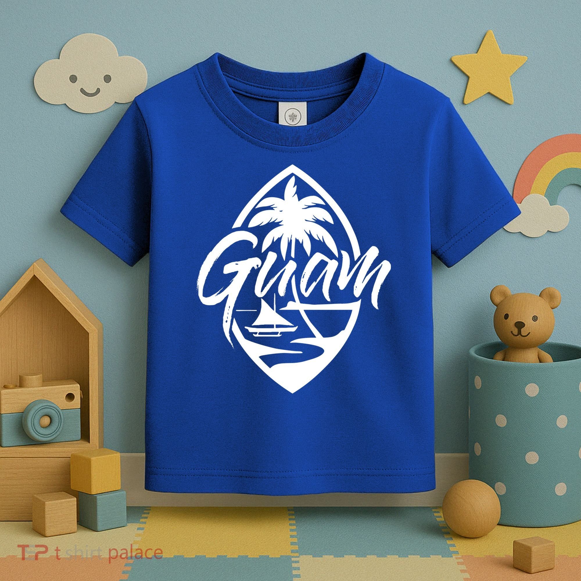 Guam Patch Chamorro Guam Seal Guaian Islander Gift Toddler T-Shirt