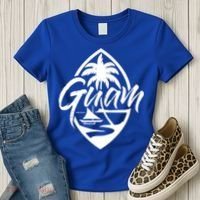 Guam Patch Chamorro Guam Seal Guaian Islander Gift Women's T-Shirt thumb 3