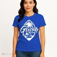 Guam Patch Chamorro Guam Seal Guaian Islander Gift Women's T-Shirt thumb 4