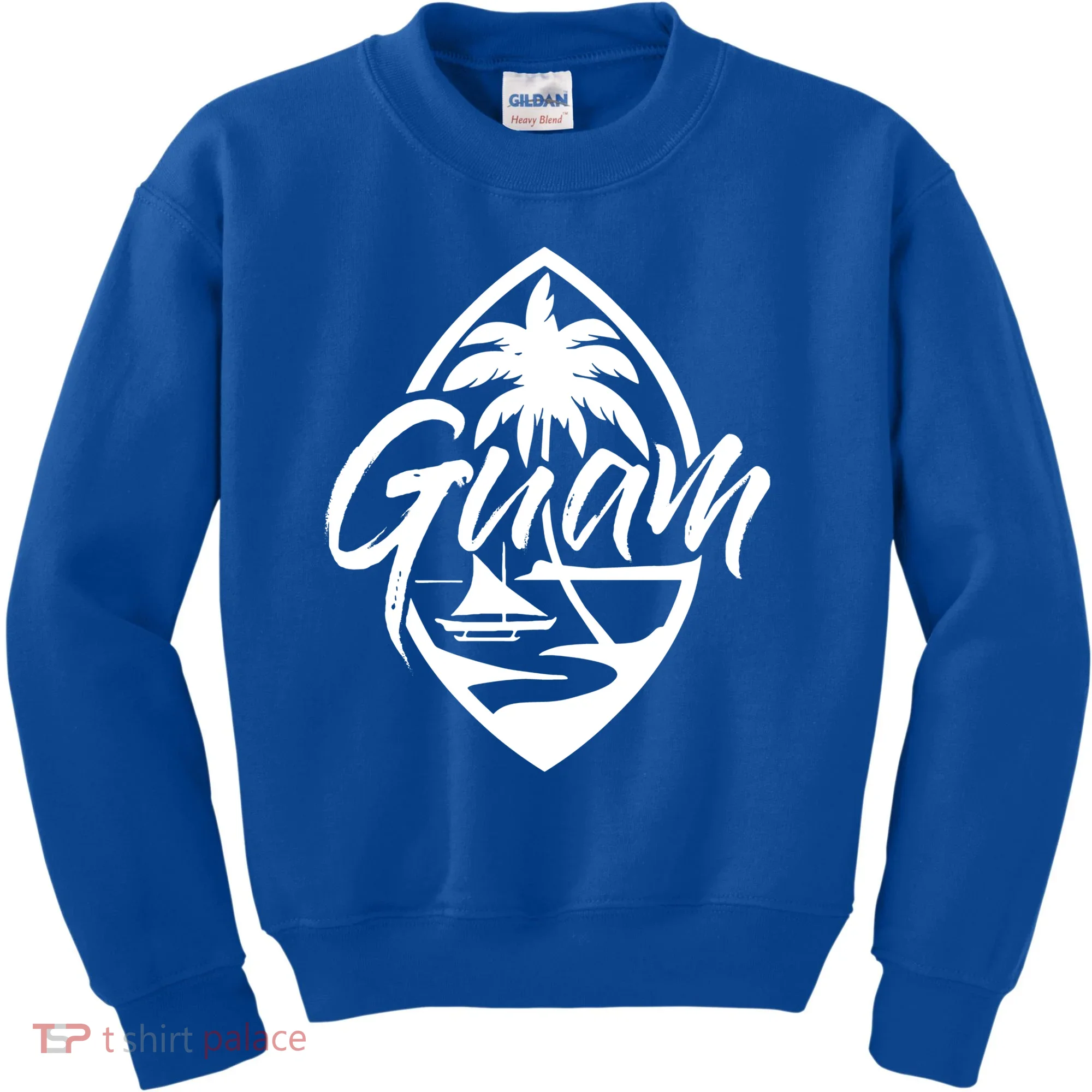 Guam Patch Chamorro Guam Seal Guaian Islander Gift Kids Sweatshirt