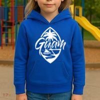 Guam Patch Chamorro Guam Seal Guaian Islander Gift Kids Hoodie thumb 3