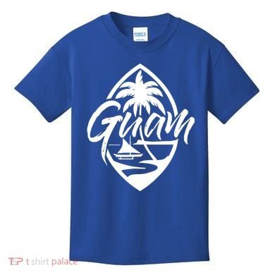 Guam Patch Chamorro Guam Seal Guaian Islander Gift Kids T-Shirt
