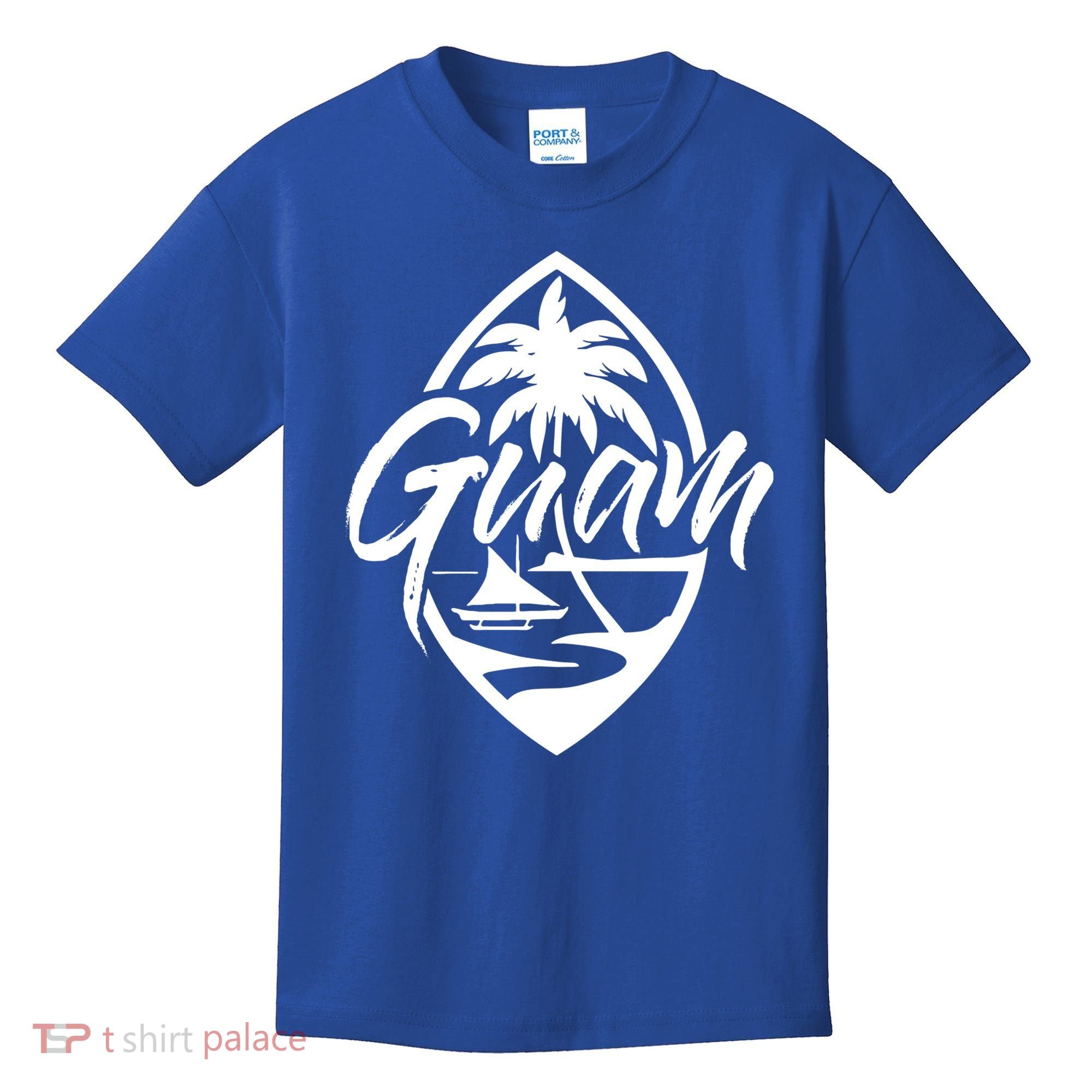 Guam Patch Chamorro Guam Seal Guaian Islander Gift Kids T-Shirt