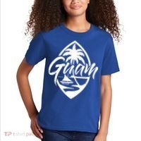 Guam Patch Chamorro Guam Seal Guaian Islander Gift Kids T-Shirt thumb 2