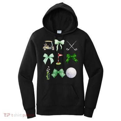 Golf Preppy Coquette Watercolor Women's Hoodie