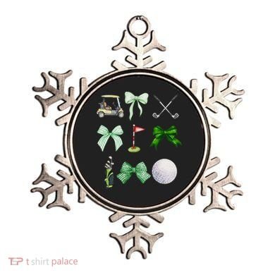 Golf Preppy Coquette Watercolor Ornament