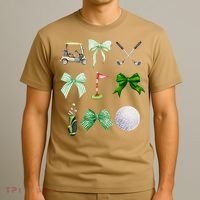Golf Preppy Coquette Watercolor T-Shirt thumb 3