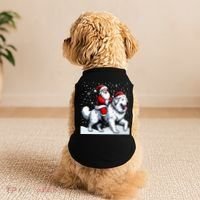 Great Pyrenees Christmas Santa Christmas Great Pyrenees Cute Gift Doggie Tank thumb 2