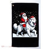 Great Pyrenees Christmas Santa Christmas Great Pyrenees Cute Gift Golf Towel thumb 0