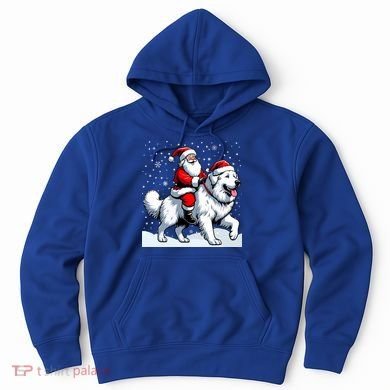 Great Pyrenees Christmas Santa Christmas Great Pyrenees Cute Gift Hoodie