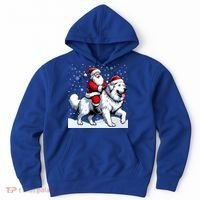 Great Pyrenees Christmas Santa Christmas Great Pyrenees Cute Gift Hoodie thumb 0