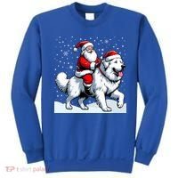 Great Pyrenees Christmas Santa Christmas Great Pyrenees Cute Gift Sweatshirt thumb 0