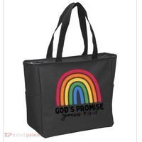 Gods Promise Christian Rainbow Tote Bag thumb 2