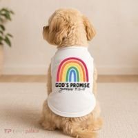 Gods Promise Christian Rainbow Doggie Tank thumb 2