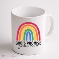 Gods Promise Christian Rainbow Coffee Mug thumb 1