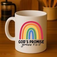 Gods Promise Christian Rainbow Coffee Mug thumb 4
