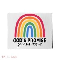 Gods Promise Christian Rainbow Mousepad thumb 0